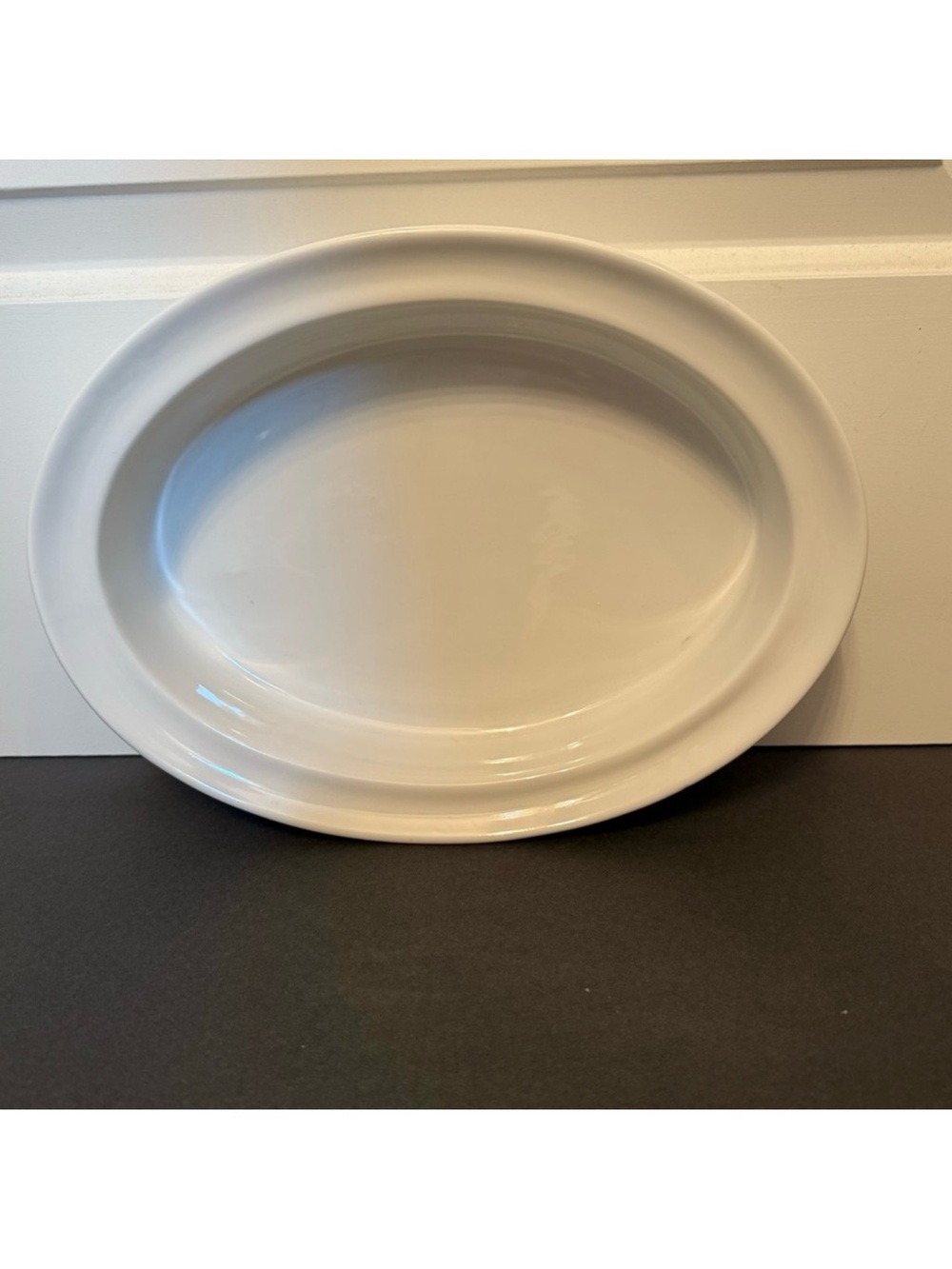 CRATE & BARREL BAKING DISH WHITE PORCELAIN OVAL HOME KITCHEN BAKEWEAR